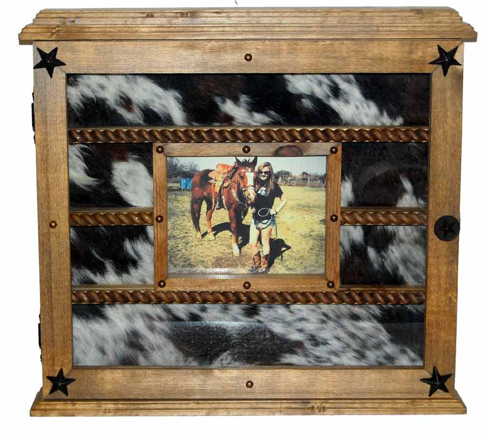 14 Buckle Display Cowhide - Glass Door Front image 0