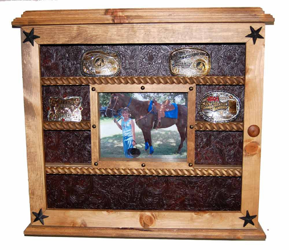 14 Buckle Display Faux - Glass Door Front - Other Backgrounds Available image 0
