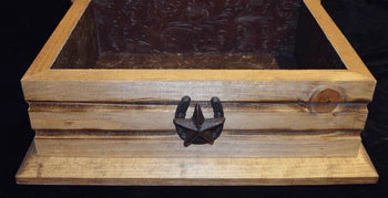 CNC Engraved Handmade Jewelry or Trinket Box. Heirloom Quality