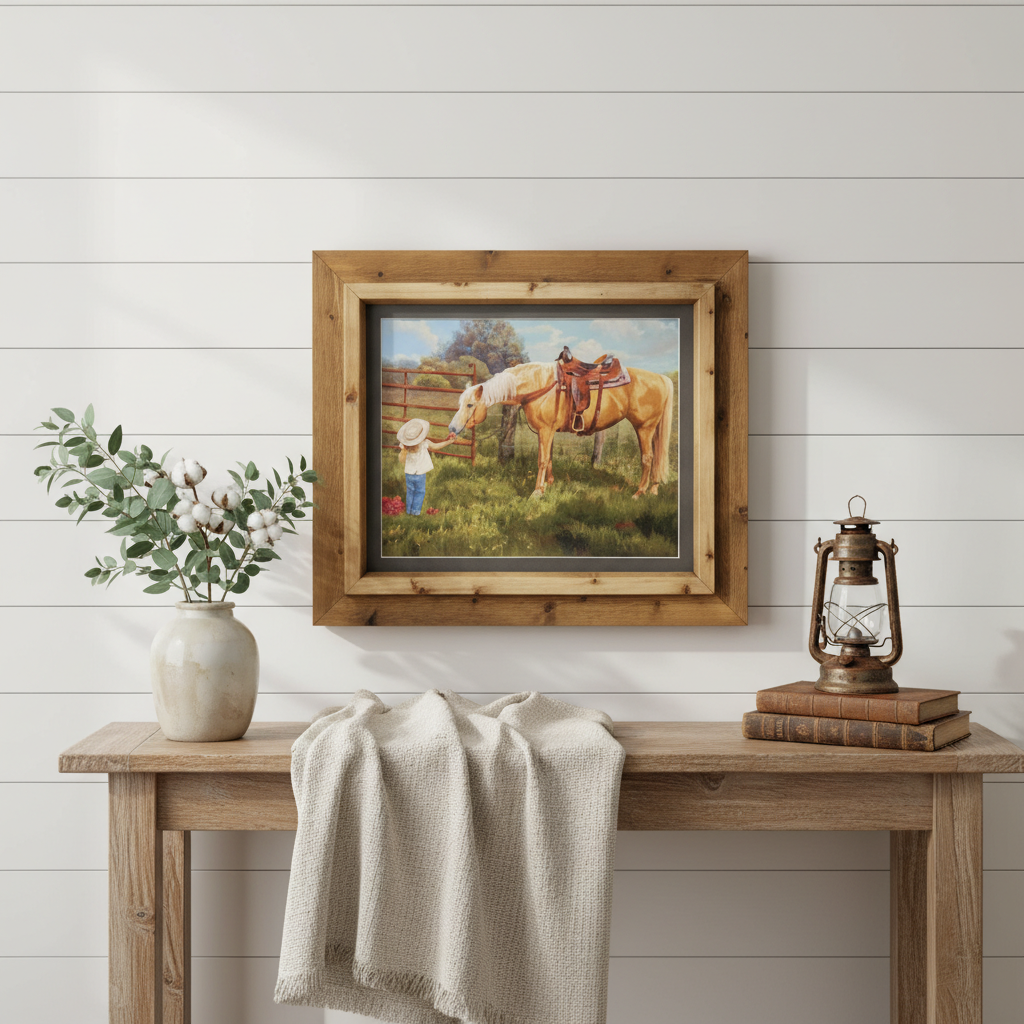 Simple Wooden Picture Frame - Various Sizes Available