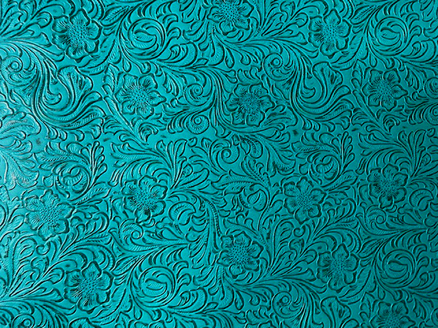 Turquoise Faux Leather