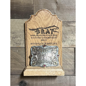 buckle display plaque