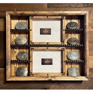 8 Buckle Display for rodeo awards