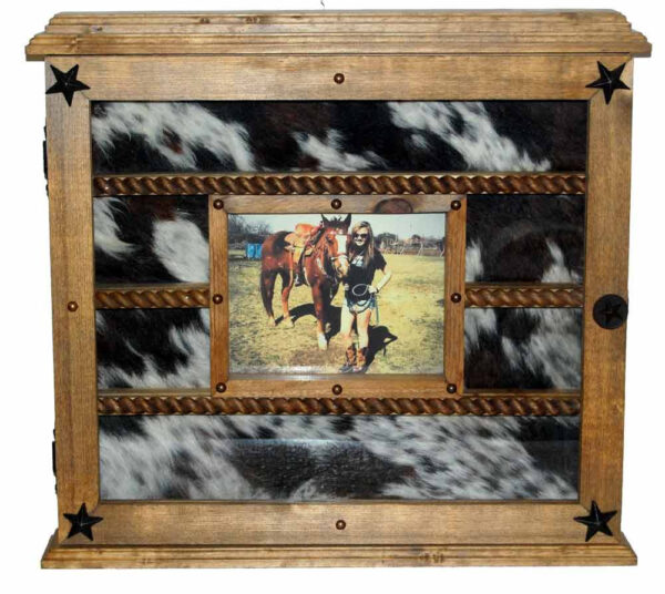 14 Buckle Display Cowhide - Glass Door Front - Image 3