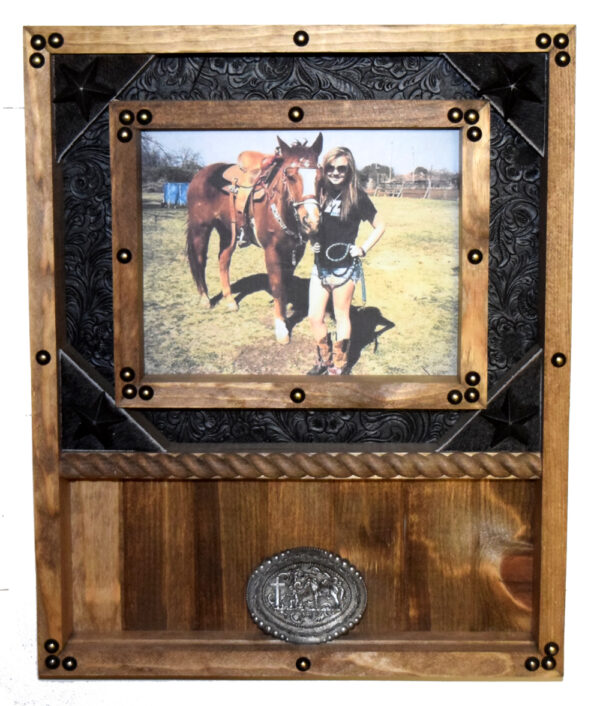 3 Buckle Display with 8 x 10 Picture Frame - Image 4