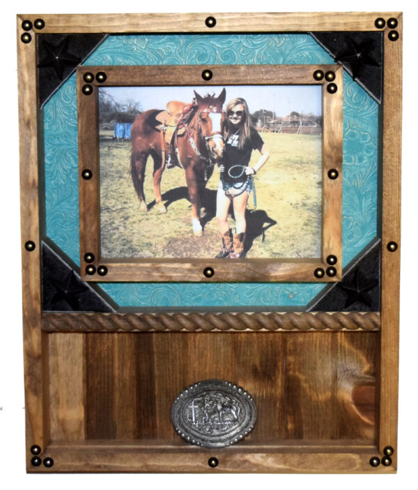 3 Buckle Display with 8 x 10 Picture Frame - Image 2