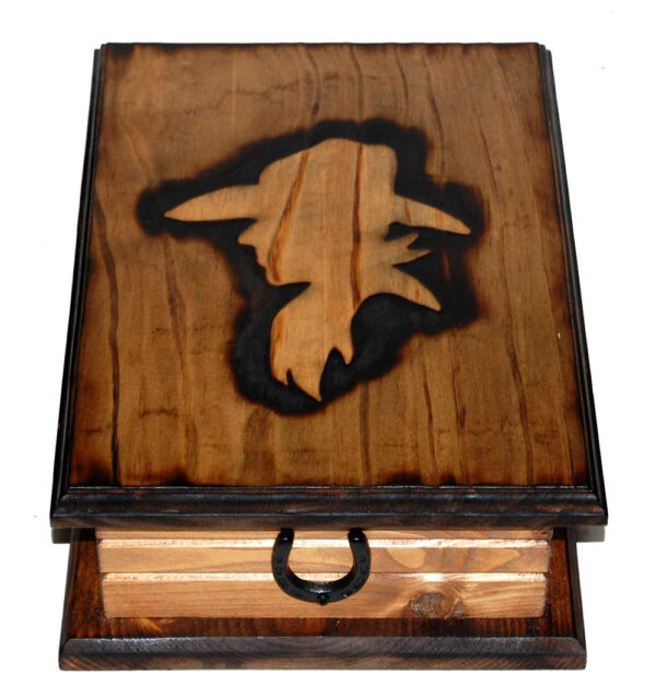 Cowboy Silhouette Jewery Box / Bible Box