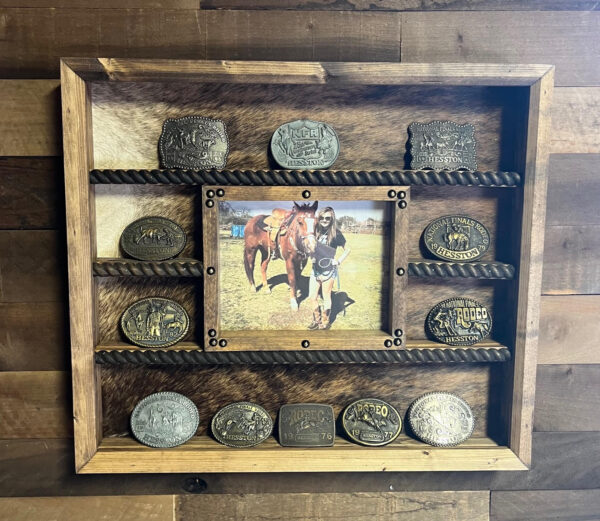 14 Buckle Display with 8x10 Picture Frame - No Stars - Image 2