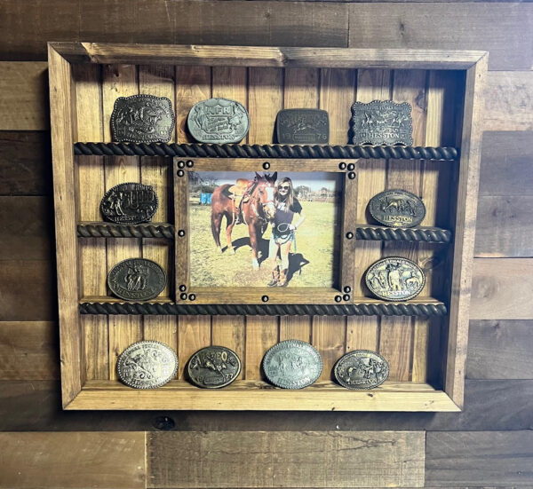 14 Buckle Display with 8x10 Picture Frame - No Stars - Image 3