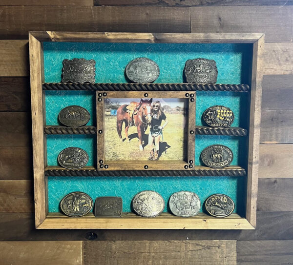 14 Buckle Display with 8x10 Picture Frame - No Stars - Image 4