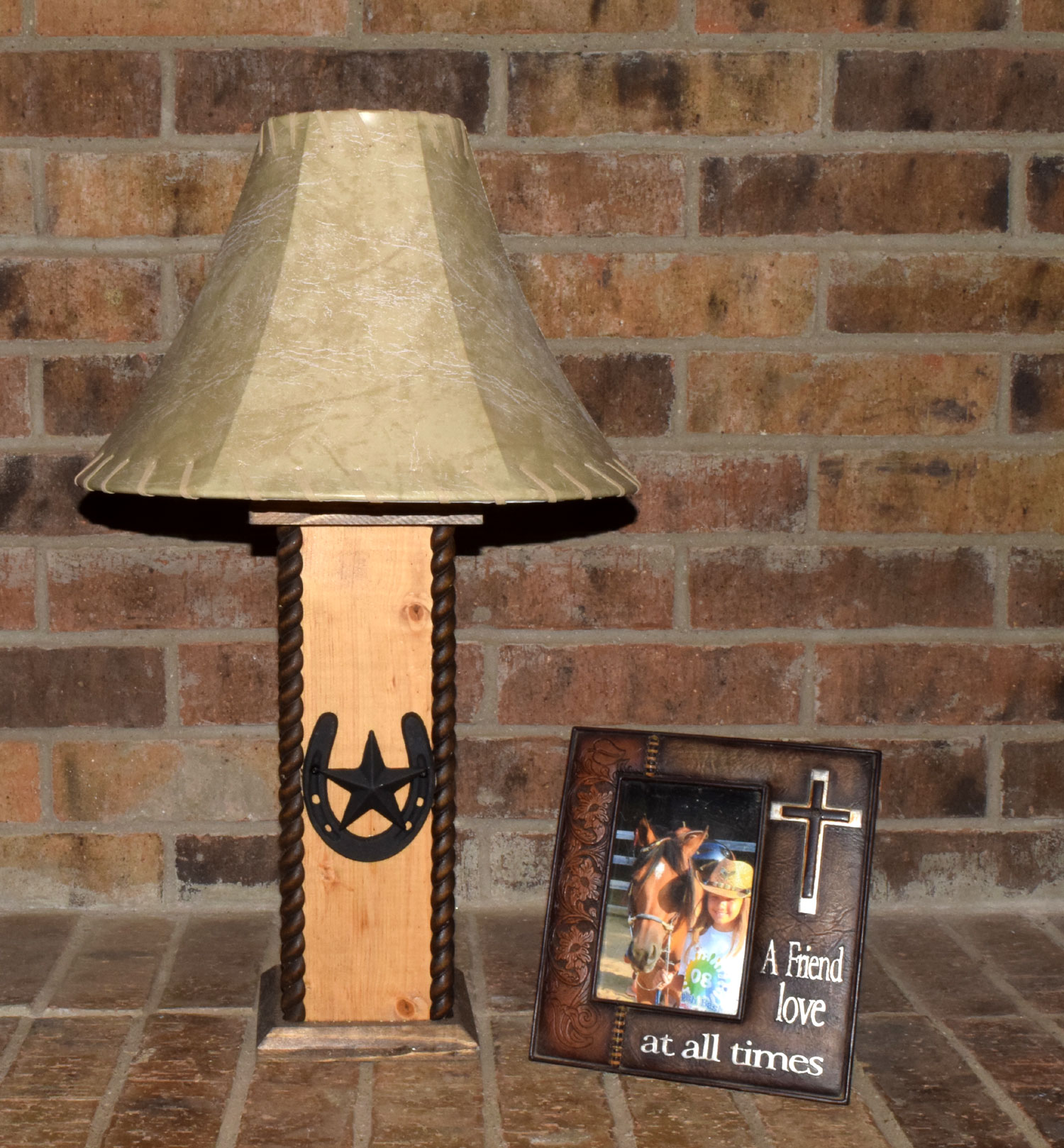 24" Rustic Western Lamps - Star & Horseshoe Table Lamp. These beautiful Western table lamps are perfect for the cabin or your rustic Decor